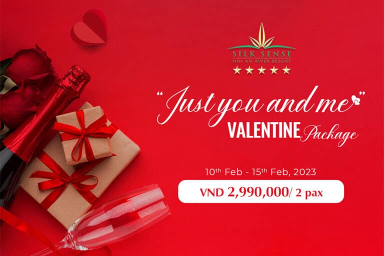 Silk Sense Hoi An River Resort - "JUST FOR YOU AND ME" VALENTINE PACKAGE