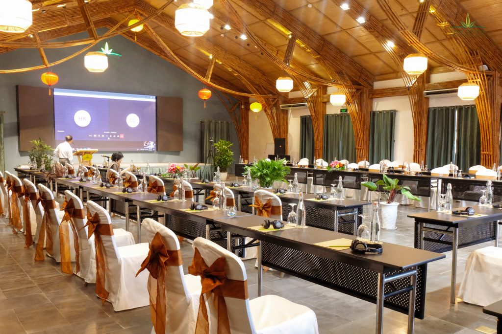 The resort boasts a wide range of event spaces, both indoor and outdoor, equipped with modern amenities