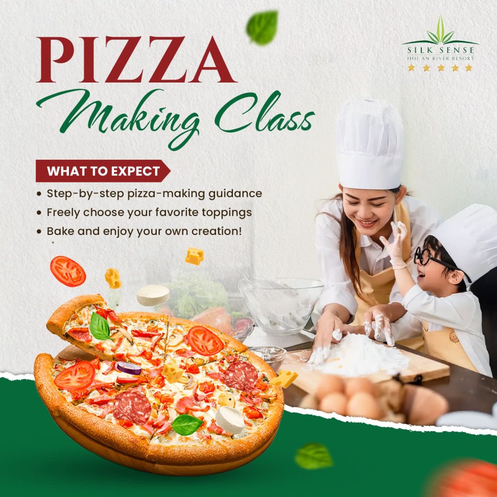 Crafting joy from a golden, oven-fresh delight at Pizza Making Class