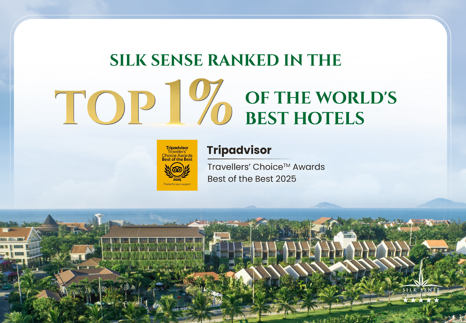 SILK SENSE RANKS AMONG THE WORLD’S TOP 1% OUTSTANDING HOTELS IN 2025