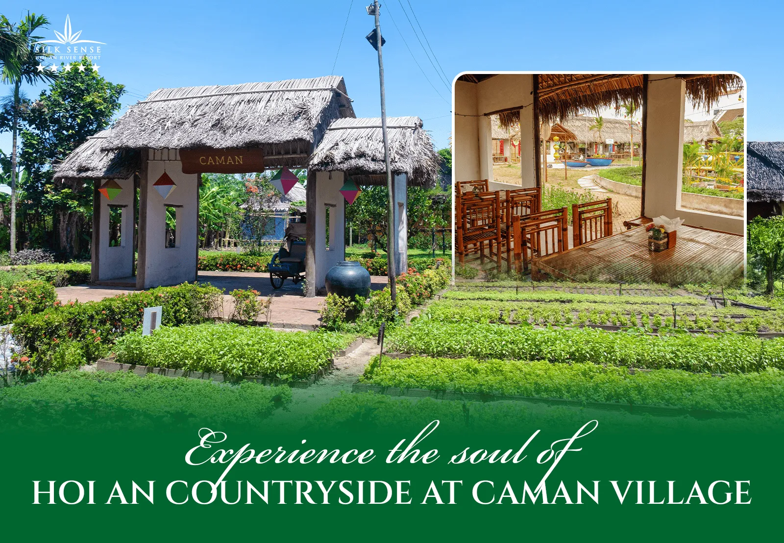 Caman Village recreating the charm of Hoi An, ideal for cultural tourism and event hosting
