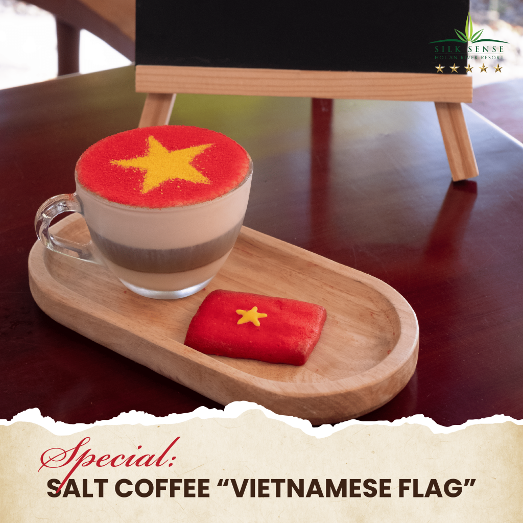 Special Saft Coffe for guests at Silk in Vietnam's National Day