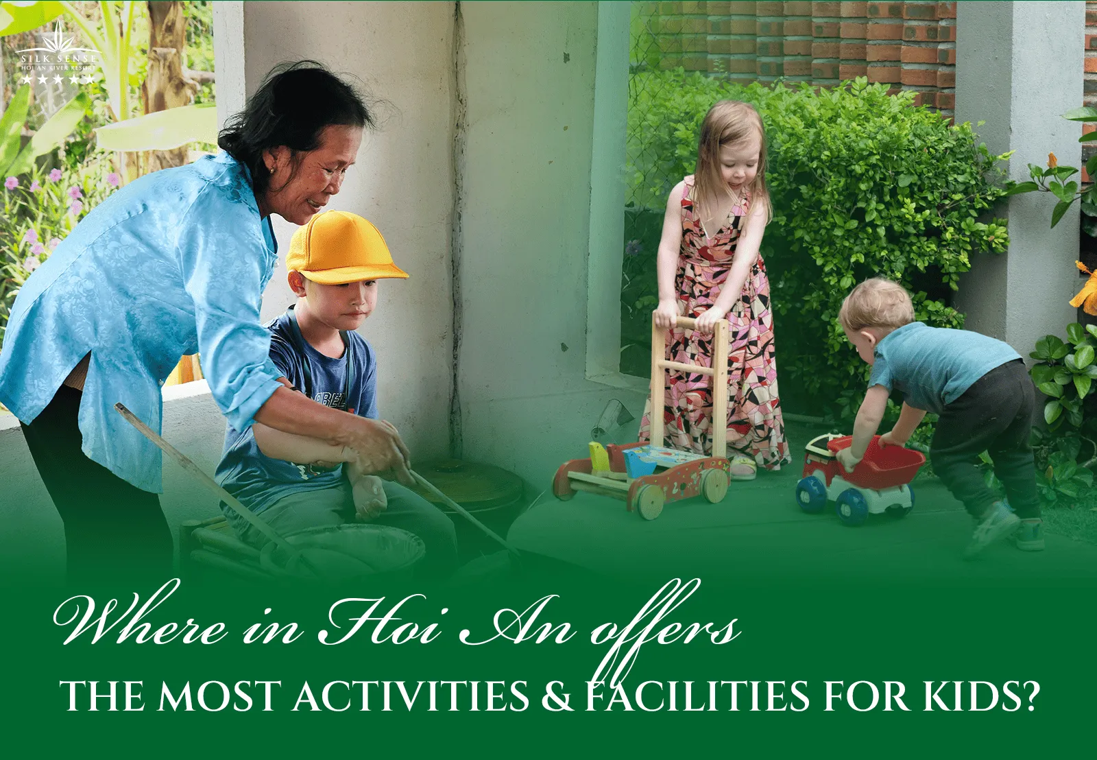 Where can families find plenty of things to do for kids in Hoi An