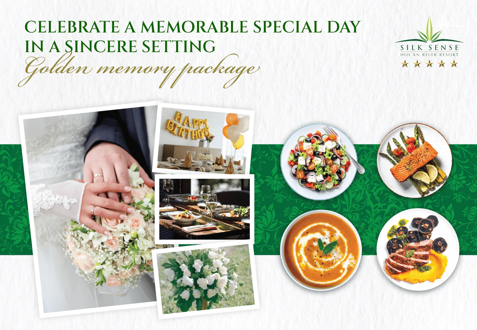 Celebrate your special moments at a place of sincerity: Golden Memories Package