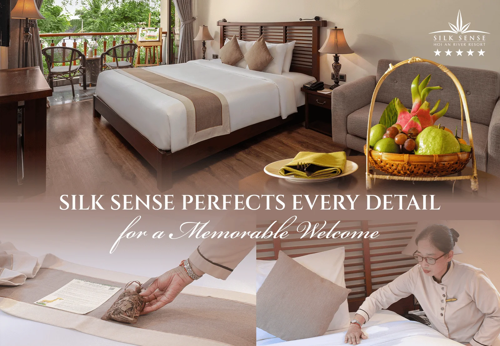Silk Sense carefully curates every detail for memorable welcome