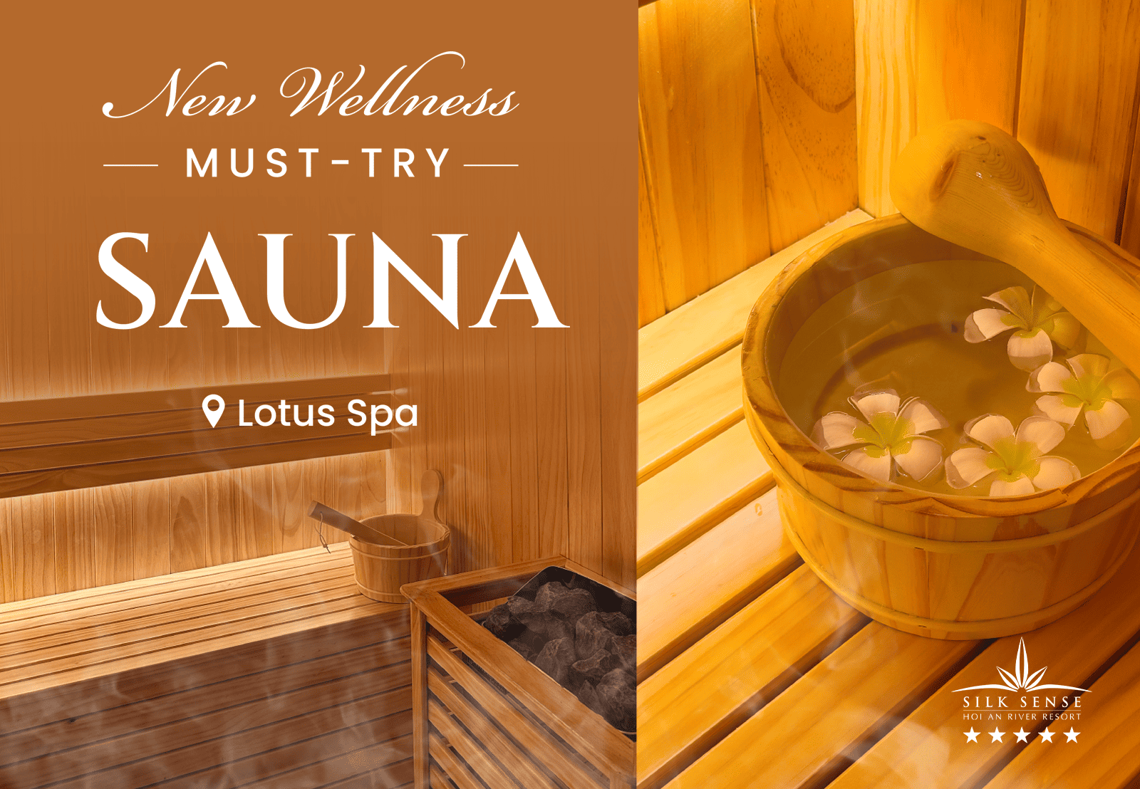 Sauna - A new experience for a more complete wellness journey at Silk Sense