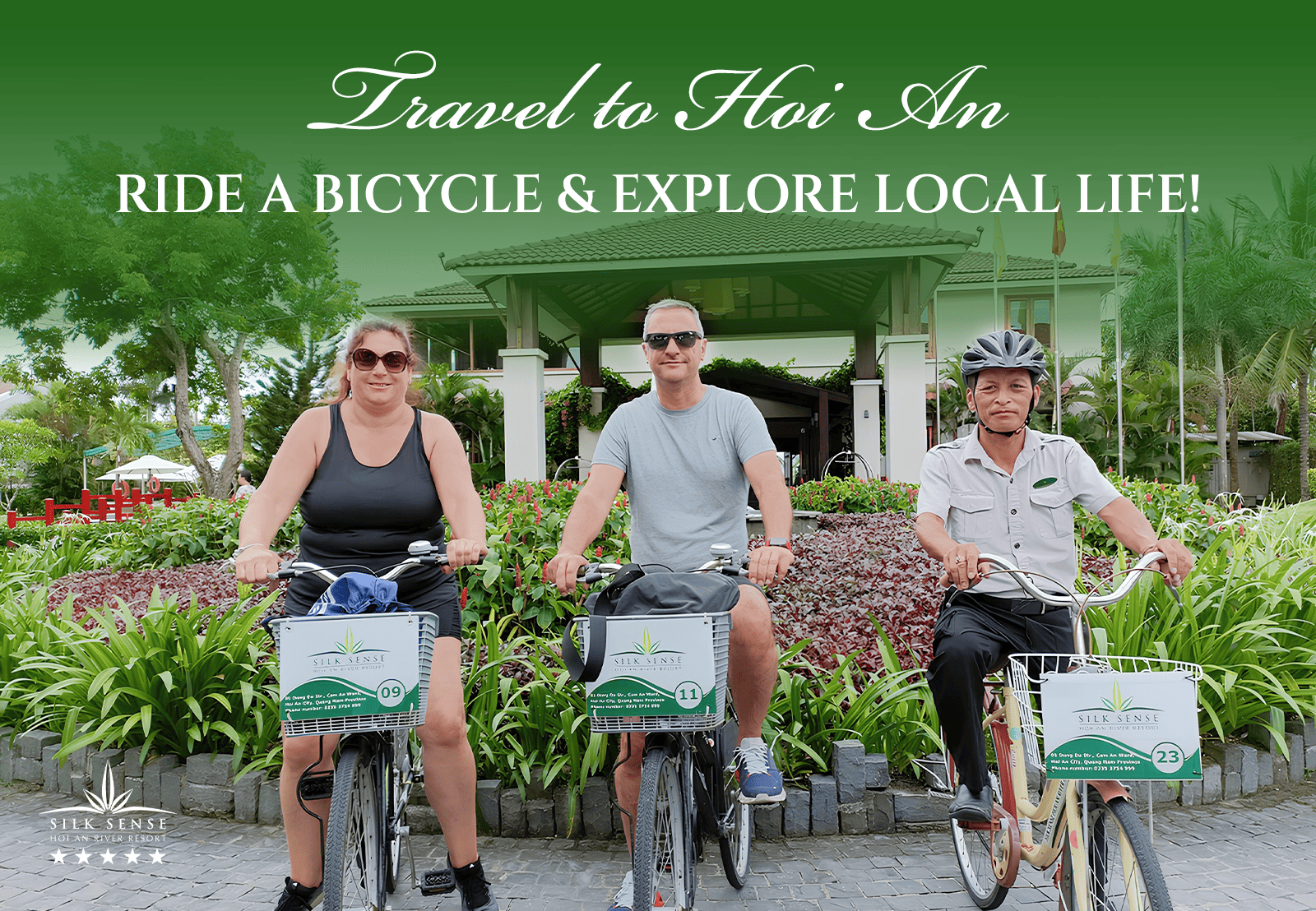 When you come to Hoi An, ride a bicycle and explore local life!